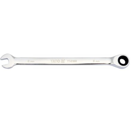Racsnis csillag-villáskulcs 6 mm / 120 mm 72T CrV