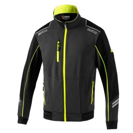   Sparco kabát TECH LIGHT-SHELL TW szürke / fluoreszkáló ( neon ) sárga XXL
