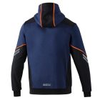Sparco kapucnis kabát  TECH HOODED FULL ZIP TW narancs / sötétkék L