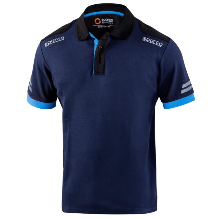 Sparco galléros póló TECH POLO kék / sötétkék M