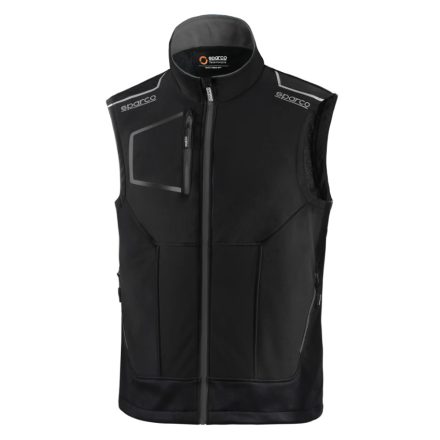 Sparco mellény TECH LIGHT VEST fekete / szürke M