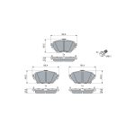 TOYOTA fékbetét készlet első 04466-02470