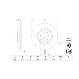 TESLA féktárcsa első 600642000A