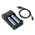 ANSMANN akkumulátortöltő Li-ion (18650) és NiMH AA és AAA