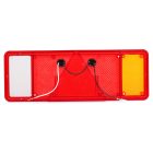 WAS lámpabúra 3 részes led prizmás bal