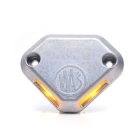 Villogólámpa emelőhátfalra LED mini háromszög relével 12v / 24v