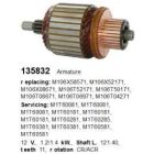 Önindító forgórész (CARGO) 135832