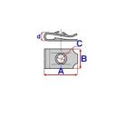 Lemezanya 14.6 x 12  2.6mm