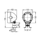 Munkalámpa JOHN DEERE 5000, 6000, 7000 01.92-
