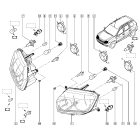 DACIA fényszóró takaró gumi 260290441