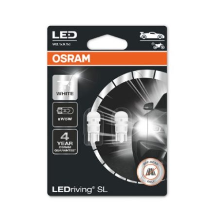 Osram W5W Led izzó 2db bliszteres