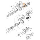 JCB Sebességváltó fogaskerék 445-03003 JCB 2CX, 2CXL, 2CXS, 2CXSL, 2CX-SMO, 3CX, 3CX SITEMASTER, 3CX-2, 3CX-4, 3CXC, 3CXS, 3CXT, 4CX, 4CXC, 406, 505-19 F, 505-19 M
