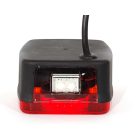 WAS lámpa 2 részes ledes rendszámzábla világítással 2m vezetékkel