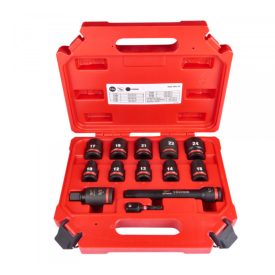 Dugókulcs készlet Gépi 13 részes 1/2" 10-24 mm CrMo