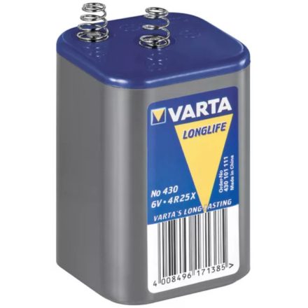 VARTA 4R25 (430) Longlife Szén-Cink Elem 6V ( 67 X 66,7 X 108,5MM )