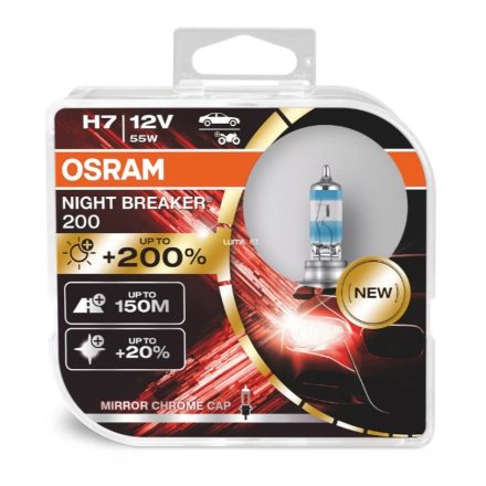 Osram Night Breaker H7 + 200% 2db/csomag