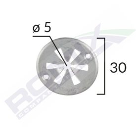 AUDI motortér szigetelés rögzítő N90796502