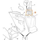 Váltókar keret 821-10159 JCB 3CX, JCB 4CX 