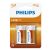 Philips LongLife R14L2B/10 C baby elem LR14 2db/csomag