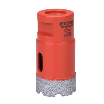 Körkivágó csempére, gyémánt vágóél; 30mm × M14, sarokcsiszolóba fogható