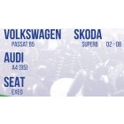 Motor alsó szigetelés rögzítő szett Skoda Audi Seat Volksvagen