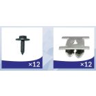 Motor alsó szigetelés rögzítő szett Opel