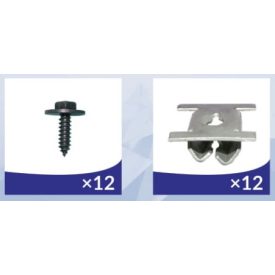 Motor alsó szigetelés rögzítő szett Opel