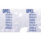 Motor alsó szigetelés rögzítő szett Opel