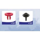 Motor alsó szigetelés rögzítő szett Ford 