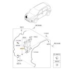 HYUNDAI ablakmosó motor tömítés 98622-14200