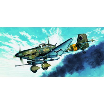 Model Kit repülőgép 12450 - JU-87G STUKA "TANK BUSTER" ( 1:72 )