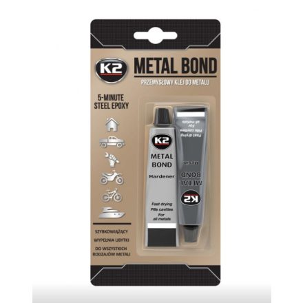 K2 METAL BOND 57g – fém epoxy ragasztó