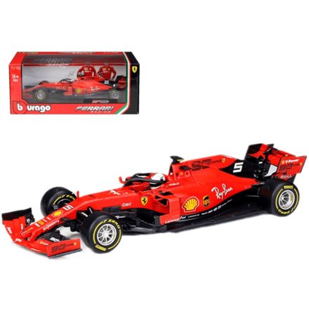 Bburago 1:18 Ferrari Racing F1 2019 SF90 Nr.5 Sebastian Vettel