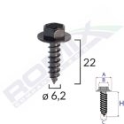 Motortér burkolat csavar 9015960488