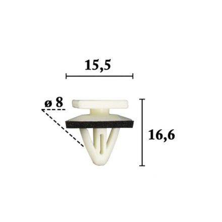 HYUNDAI díszléc patent 85818-37000