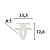 VOLKSWAGEN tiguan kárpitpatent 6E0837732