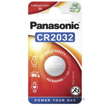 Panasonic CR2032 3V lítium gombelem 1db/csomag