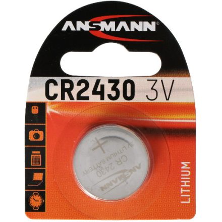 ANSMANN CR2430 3V lítium gombelem 1db/csomag