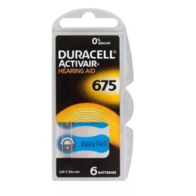   DURACELL ACTIVAIR Hallókészülék Elem "675" ( PR44 ) BL/6