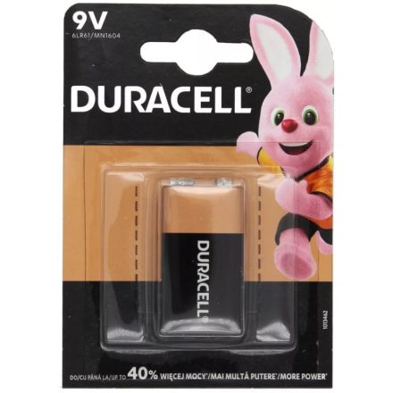 DURACELL Basic 9V-os Elem 6LP3146 , ( 6LR61 ,  MN1604 ) BL/1