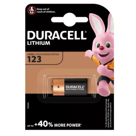 DURACELL CR123 3V-OS Lithium Elem (CR17345) BL/1