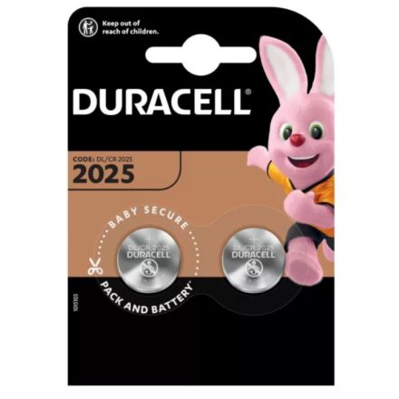 DURACELL CR2025 Lithium Gombelem BL/2