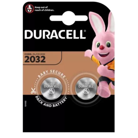 DURACELL CR2032 Lithium Gombelem BL/2