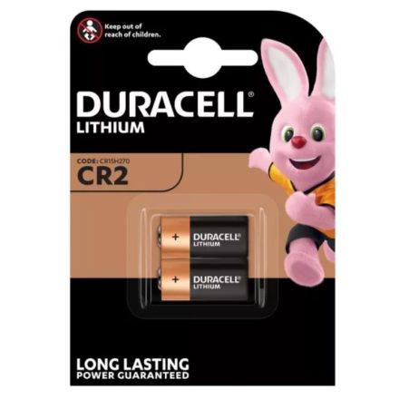 DURACELL CR2 3V Lithium Elem BL/2