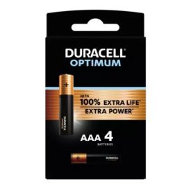 DURACELL Optimum AAA MN2400 Mikró (LR03) Alkáli Elem BL/4