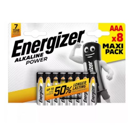 Energizer Alkaline Power AAA 8 Mikró Alkáli elem ( LR03 ) BL/8