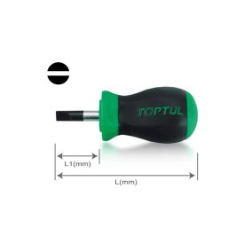 TOPTUL profi csavarhúzó 85mm 0.8mm