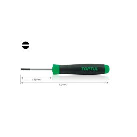 TOPTUL profi csavarhúzó 140mm 2.5mm