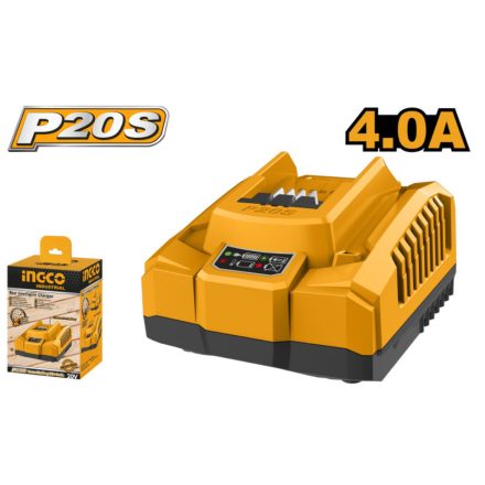 INGCO Akkumulátor töltő 4,0 A 20 V