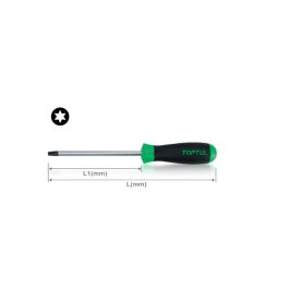TOPTUL profi csavarhúzó 162mm T9
